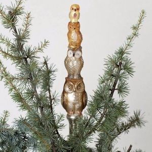 Anthropologie Glass Tree Topper